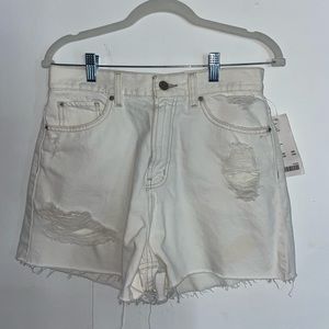 Urban outfitters cream shorts